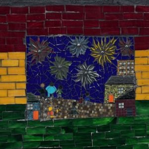 Hillman City Planter - Mosaic by Gayle McDougall-Treacy