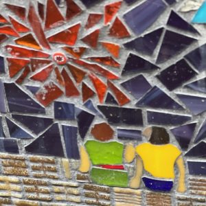 Hillman City Planter - Mosaic by Marie Cousy