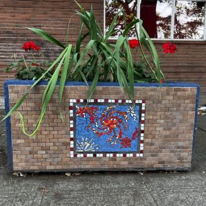 HIllman City Planter - Mosaic by Kathi Bulfin