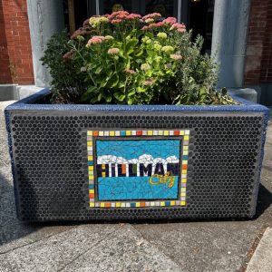 Hillman City Planter - Mosaic by Dina Joissaint