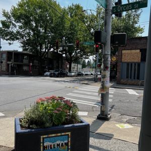 Hillman City Planter - Mosaic by Dina Joissaint