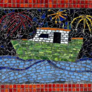 Hillman City Planter - Mosaic by Susan Lauzac