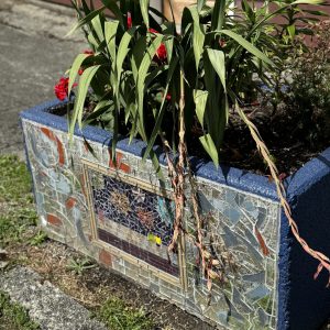 Hillman City Planter - Mosaic by Marie Cousy