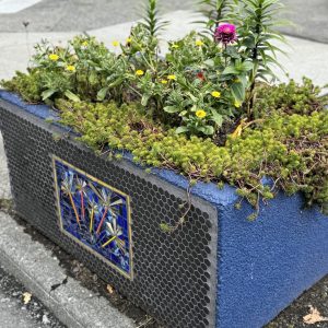 Hillman City Planter - Mosaic by Majken Ryherd and Adama James